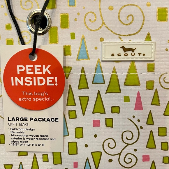 NWT Scout “Cindy Lou Blue” Large Package Gift Bag - Picture 3 of 6